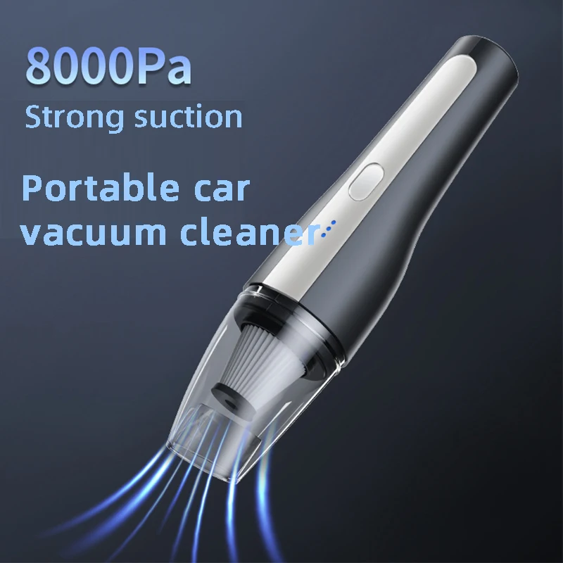 

6000Pa Wireless Car Vacuum Cleaner Cordless Handheld Auto Vacuum Home & Car Dual Use Vacuum Cleaner With Built-in Battrery