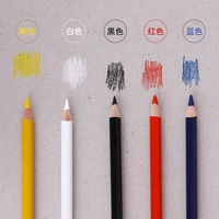 special pencil thick core hb can be used for plastic glass ceramic surface writing drawing red yellow blue white colored pencils