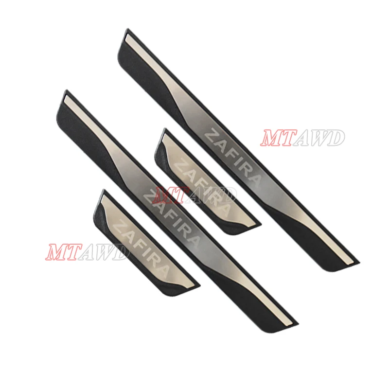 

For Opel Vauxhall Zafira Tourer C 2011-2019 Accessories Stainless Door Sill Kick Scuff Plate Protector Trim Cover Car Styling