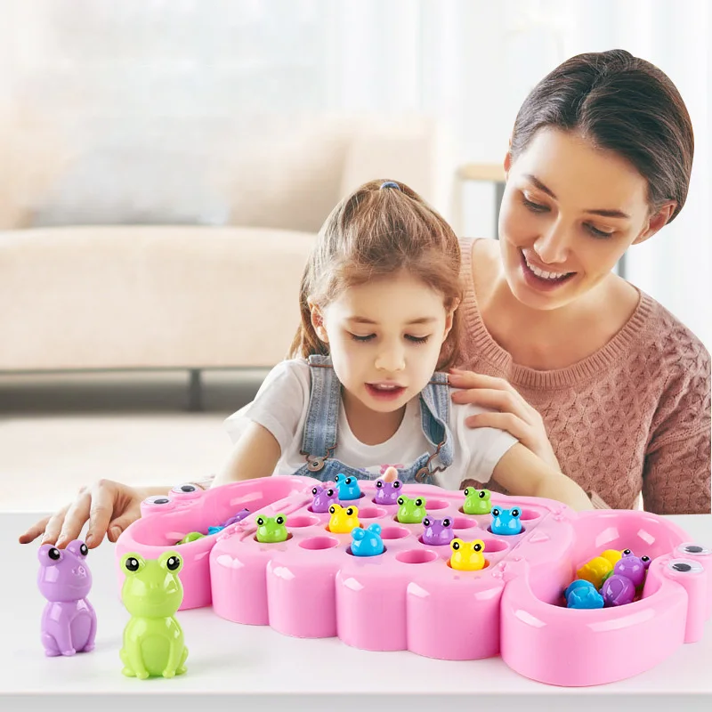 Горячая Распродажа Baby Catch Frog жадные бобы Раннее Обучение веселье головоломка