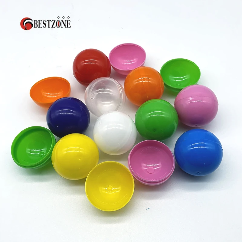 100 шт. пластиковые разноцветные капсулы для яиц 1 5 дюйма 38 мм