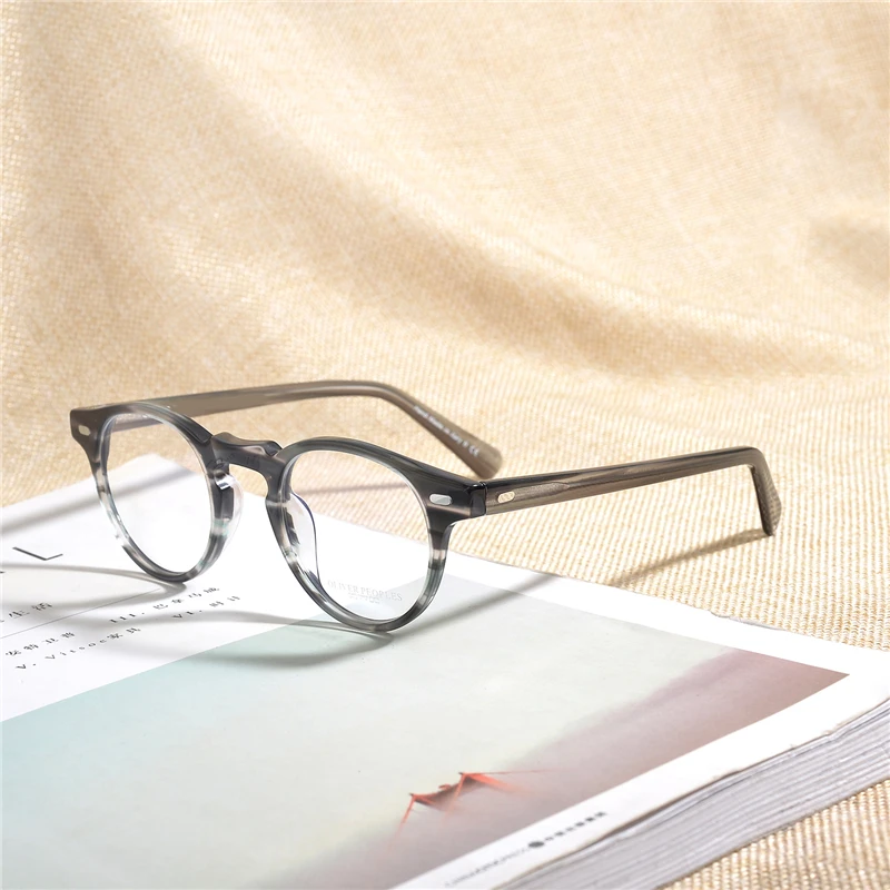 Винтажные оправы для очков в стиле ретро очки чтения Грегори Пек оправа мужчин и