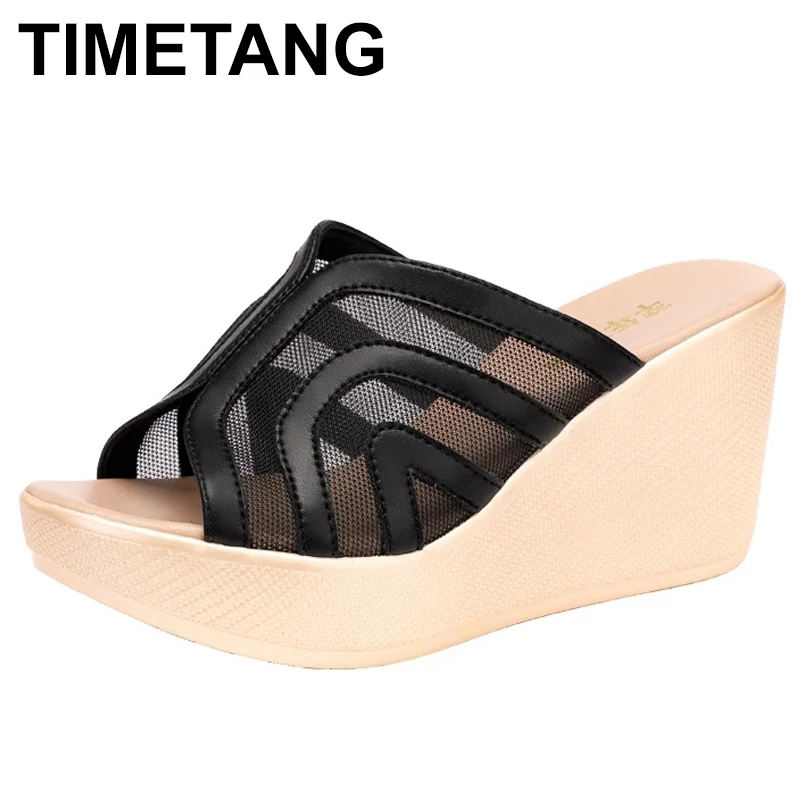 Шлепанцы женские из натуральной кожи с кружевом и высоким каблуком размеры 32-43 |