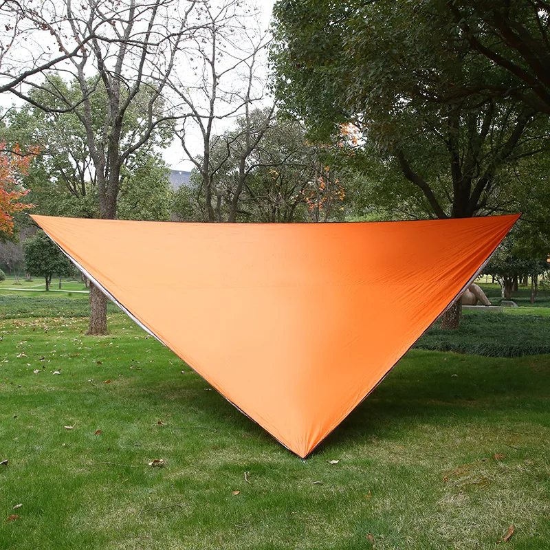 

3M*3M Sun Shade Sail Triangle for Patio Yard Deck Pergola Outdoor Sun Sail ShadeBlock Sunshade Sand Color,outdoor Hammock Cloth