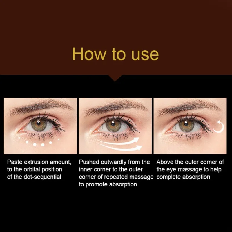 

Snail repair eye cream elastic moisturizing deep moisturizing reducing eye wrinkles and eye elastic moisturizing care