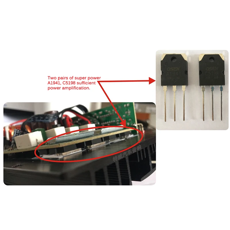 

PA-80D 12V 1000W Speaker Subwoofer Bass Module High Power Car Audio Accessories Mono Channel Durable Lossless Amplifier Board