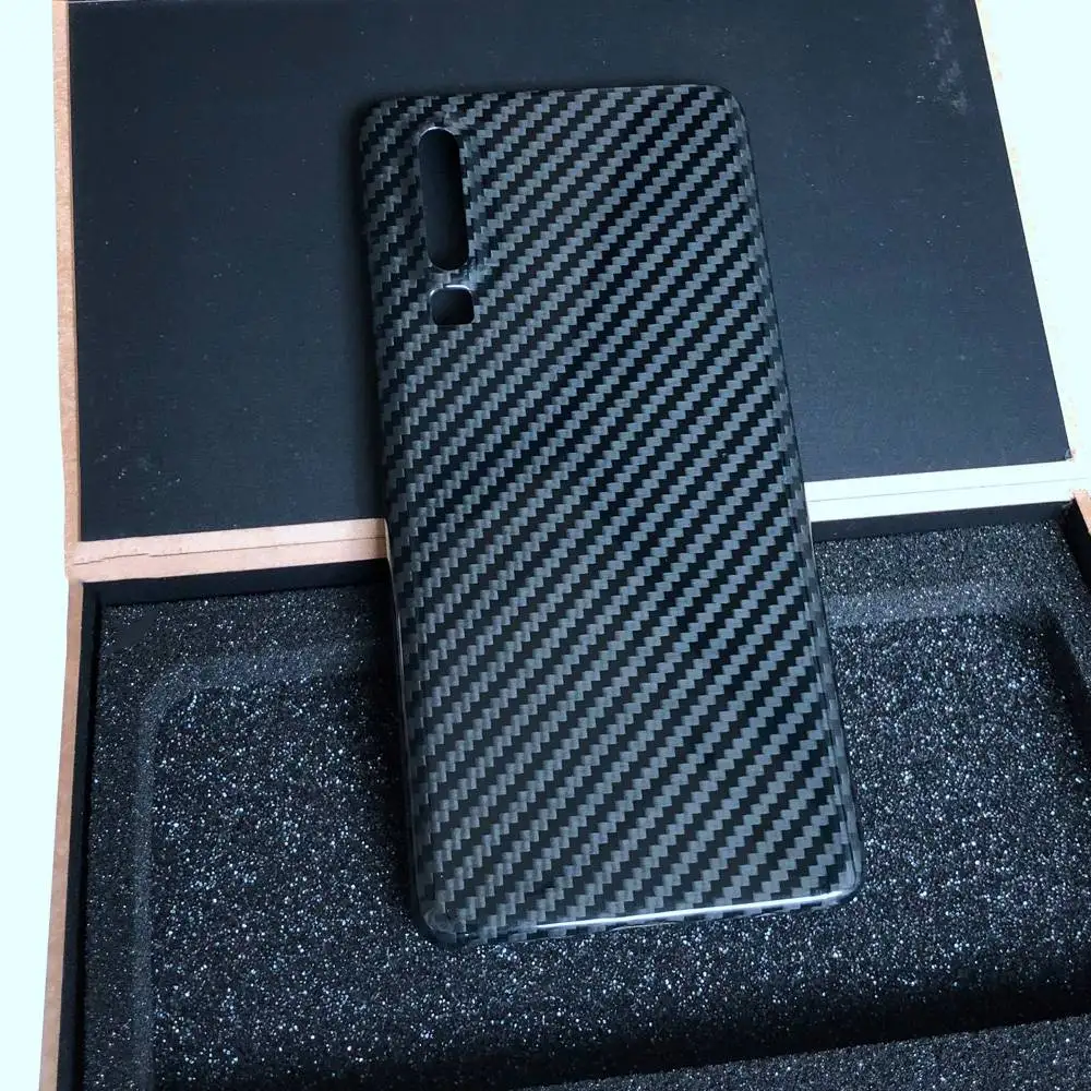 P30 light black Чехол из углеродного волокна для huawei P30 PRO P30 P20 PRO P20 Ультратонкий чехол ручной работы - Цвет: P30 light black
