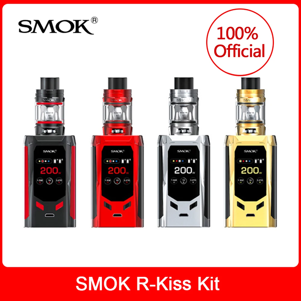 Оригинальный набор SMOK R Kiss 200 Вт с баком TFV Mini V2 2 мл катушка V8 baby для испарителя
