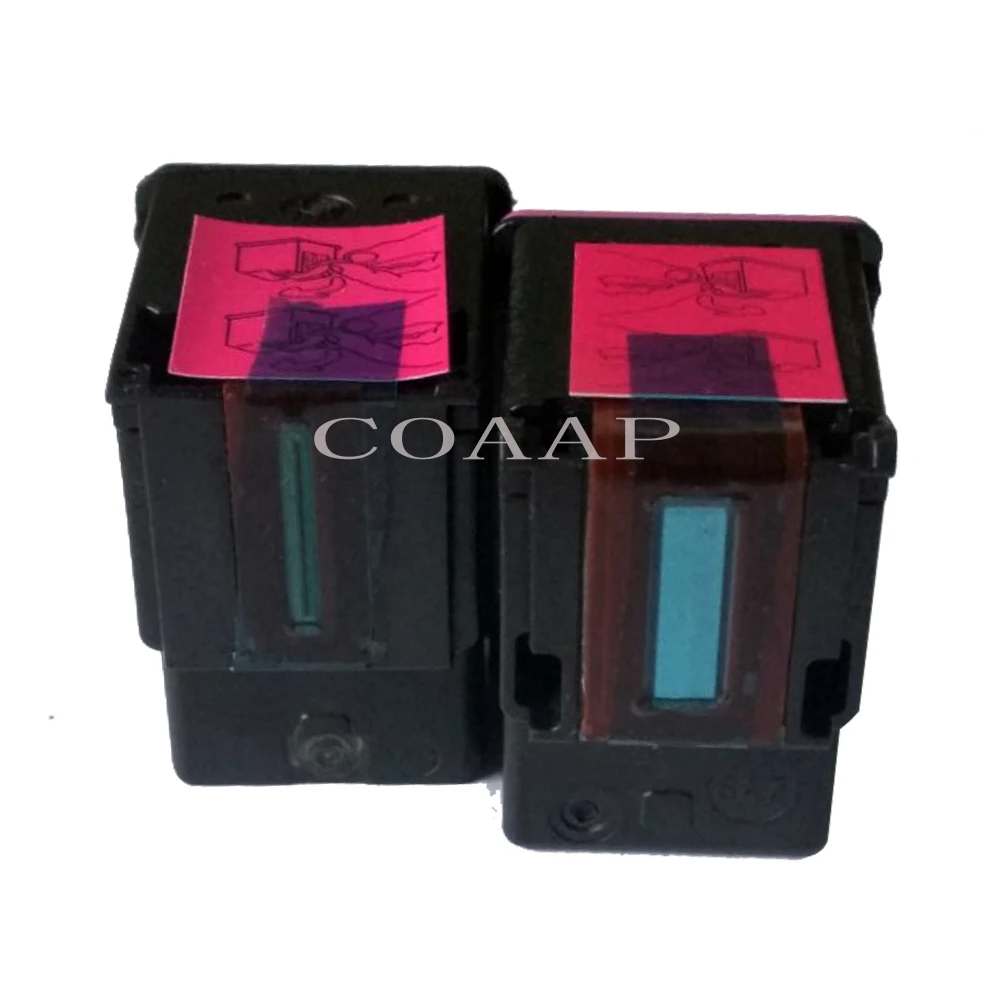 2 заправки чернильные картриджи для HP 63 XL принтера Envy 4520 4512 Officejet 4655 3830 4650 Deskjet 2130 3632