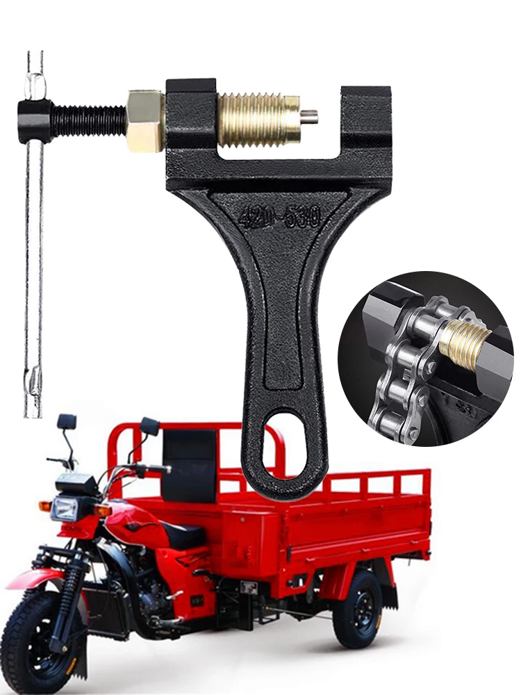 

Universal 420-530 Chain Breaker Splitter Cutter Link Tool, Chain Breaker Link Splitter Pin Remover For Motorcycle, Bike, ATV