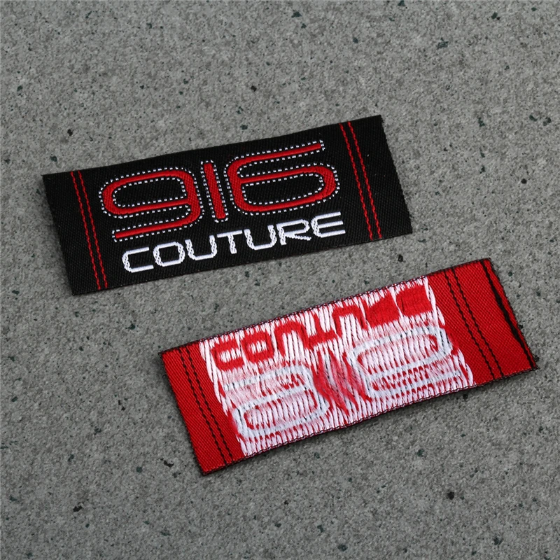 1000 шт. индивидуальные этикетки для одежды моющиеся тканевые OEM главные с