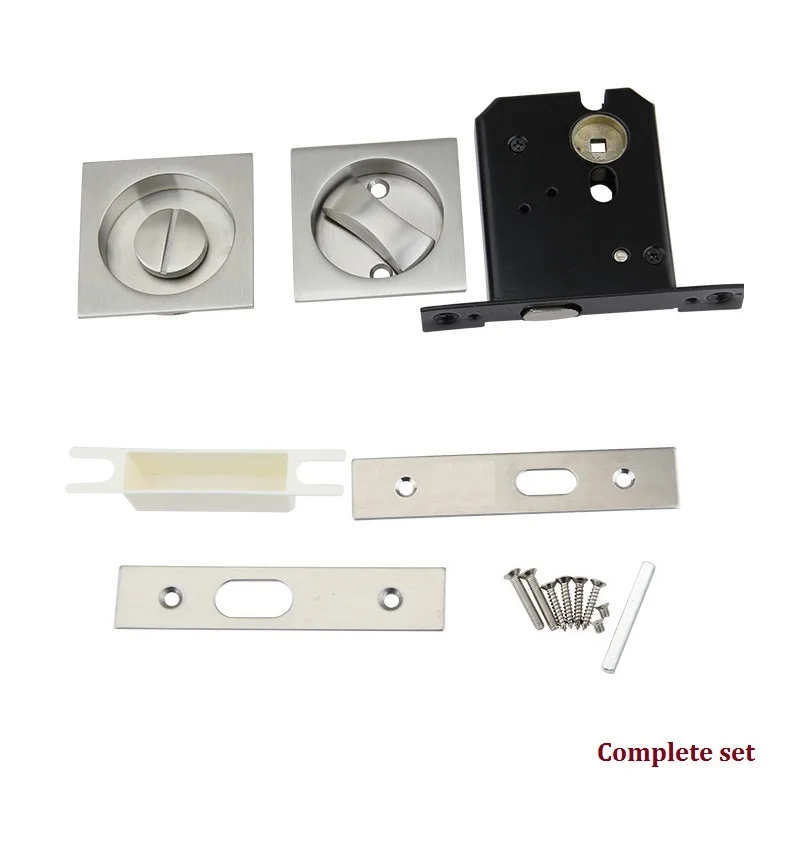 Лучшая безключевая кровать дверной замок для ванной Женский утопленный