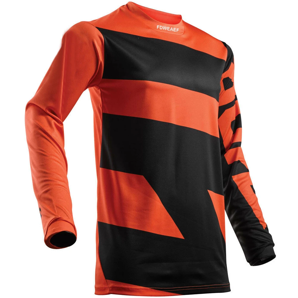 

2021 bike jerseys motocross bmx racing t-shirt downhill dh Long sleeve cycling clothes mx fdweaef summer jersey locomotive
