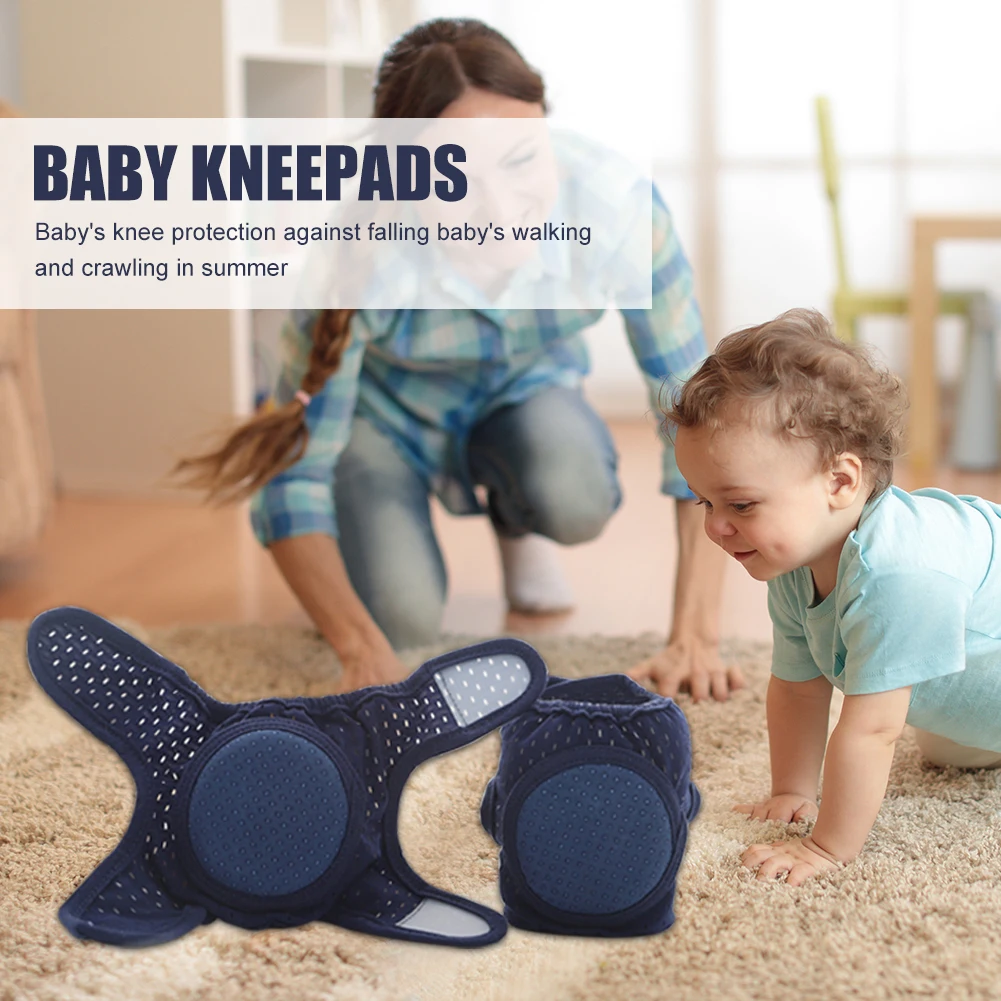 

1 Pair Toddlers Baby Knee Pad Non Slip Safety Kneepad Leg Crawling Elbow Cushion Infants Boys Girls Knee Support Protector