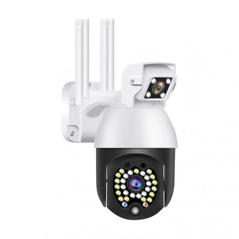 1080P WI FI PTZ IP Камера Беспроводной Двойной объектив CCTV Открытый безопасности Cam 29 шт