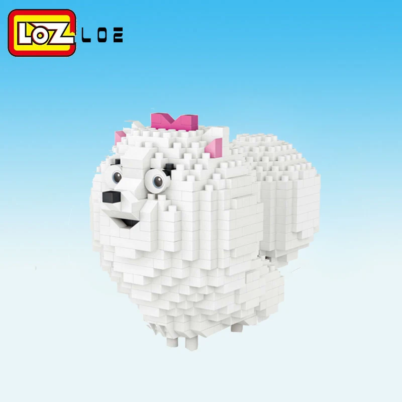 LOZ Алмазный Блок DIY 3D собака строительный кирпич модель подарок на день рождения
