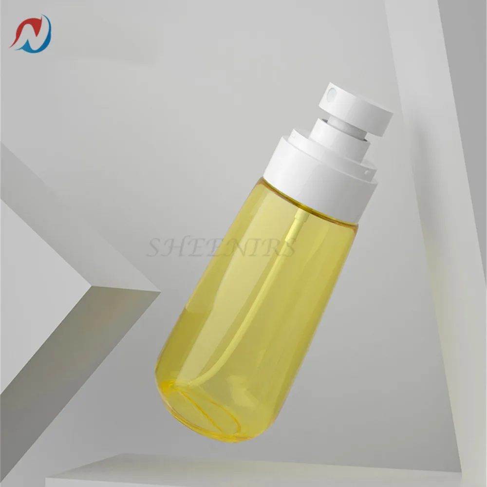 

Sheenirs 2-48pcs 80ML 2.6OZ Fine Mist Spray Bottle Plastic Empty Clear Refillable Travel Container Essences Rose Water