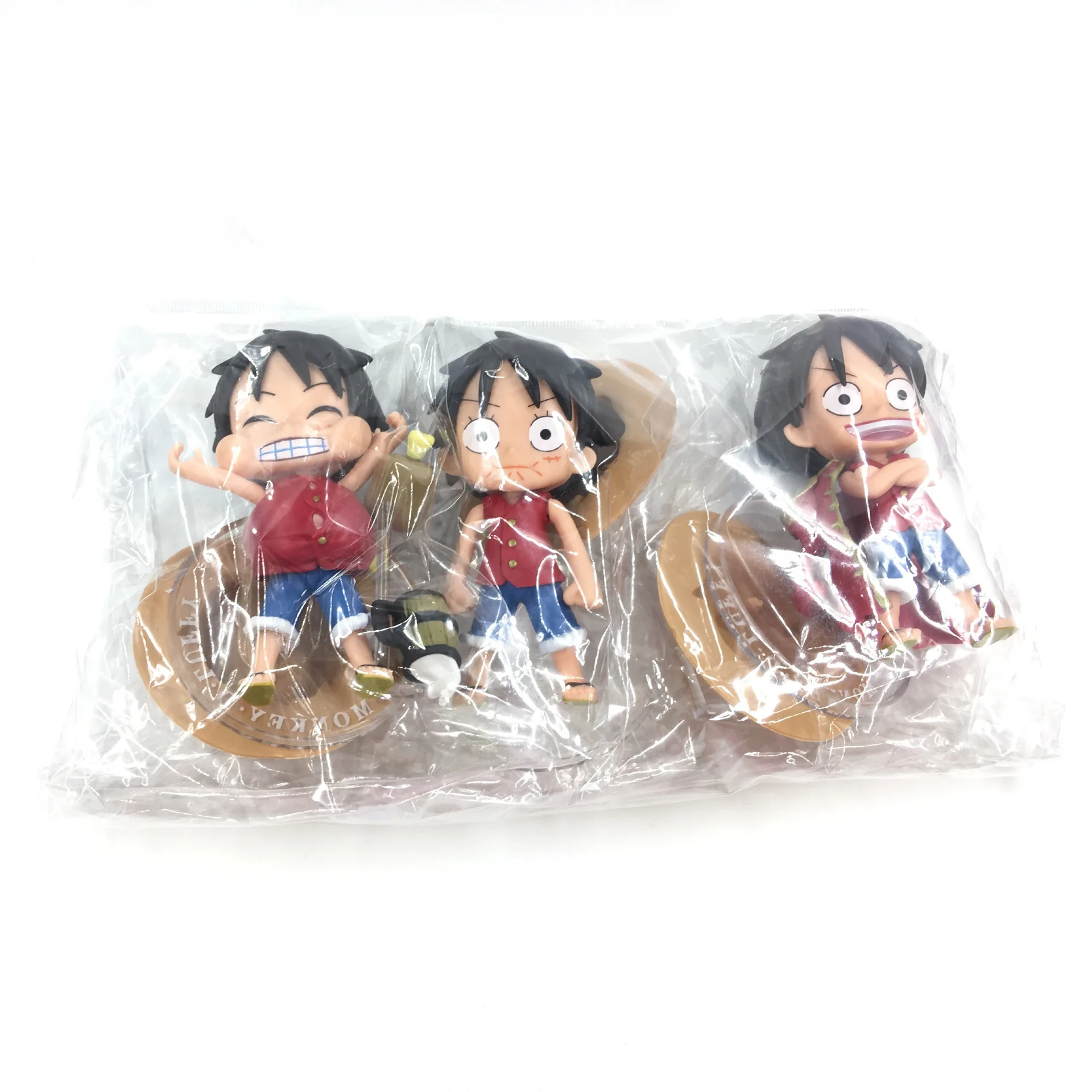 

3pcs ONE PIECE GOLD Monkey D Luffy Eatting Ver Japanese Anime Action Figure PVC Model Cute Collection Doll Toys 12cm Brinquedos