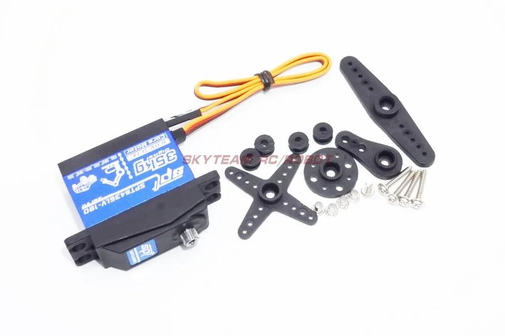 SPT5435LV SPT5535LV 35 кг большой крутящий момент цифровой стандартный сервопривод водонепроницаемый для 1:8 1:10 RC автомобиль альпинист самолет металлический чехол