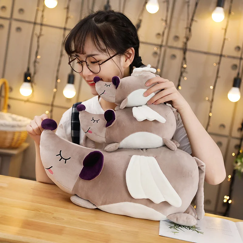 18/25 см плюшевые игрушки для крыс симуляция милый ангел мышь плюшевая игрушка