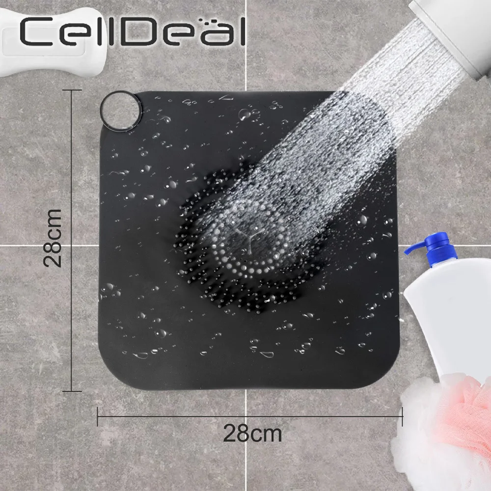 

Home Bathroom Large Silicone To Prevent Blocking Floor Drain Mesh Leakage Multi Mesh Design Easy To Filter Hair Stopper 3 Colors