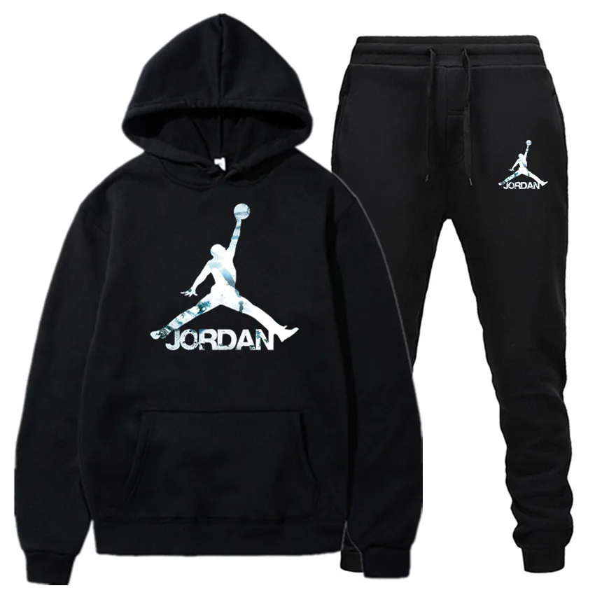 Новая мужская толстовка с капюшоном Теплый спортивный костюм Jordan 23 спортивная мужская толстовка с капюшоном