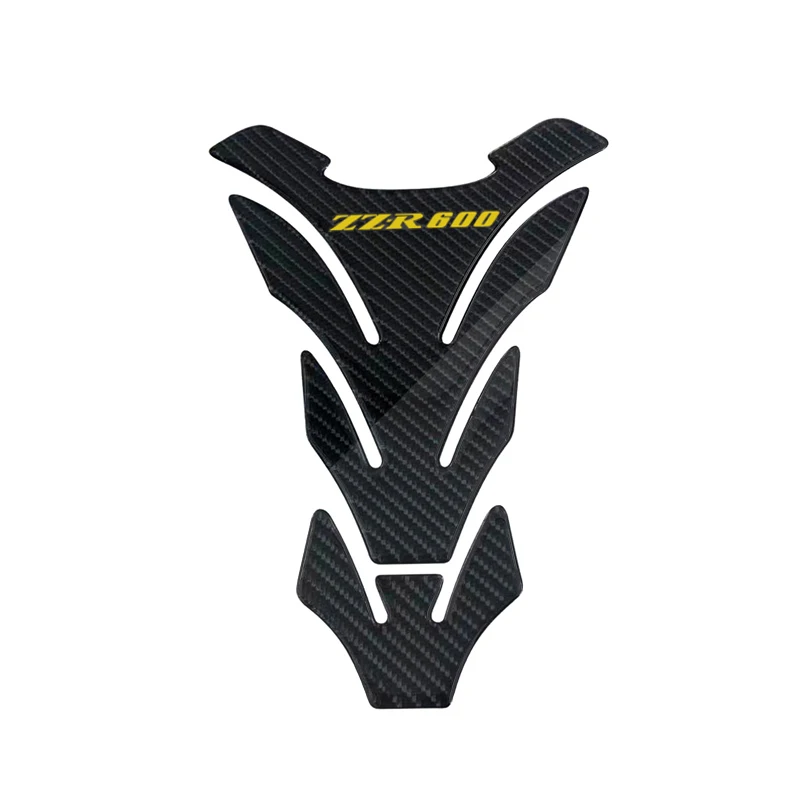 3D Carbon Fiber Motorcycle Fuel Tank Pad Cover Protector Decal Stickers For Kawasaki ZZR600 ZZR 600 |