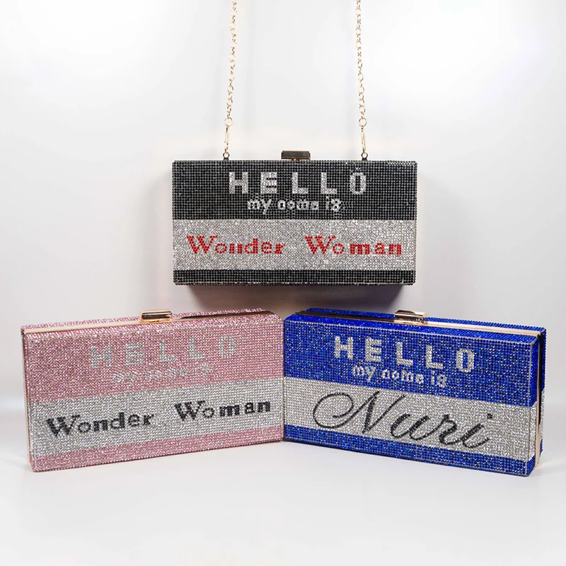 Новое поступление Женский Вечерний Клатч черного/синего/розового цвета Модный