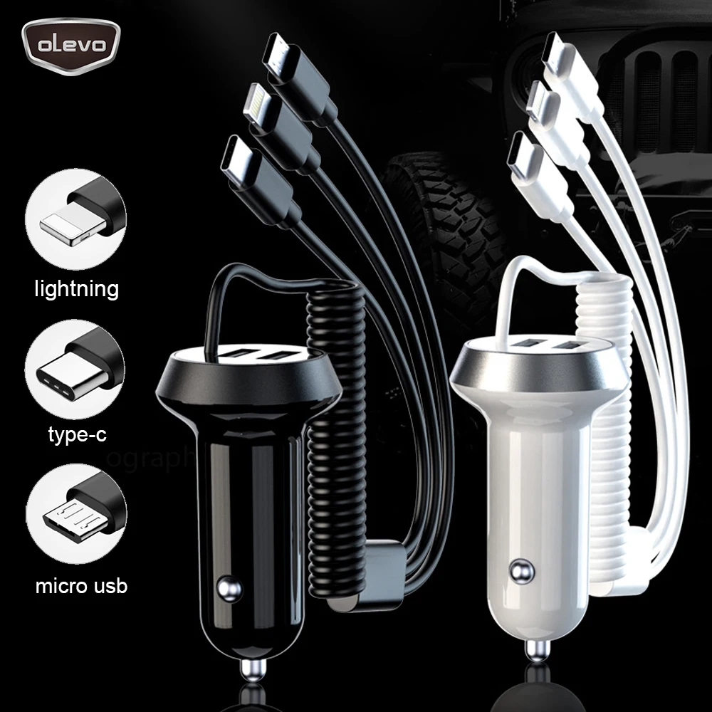 3 4 а двойное зарядное устройство для тройного ремня быстрое с разъемом Micro USB Type-C