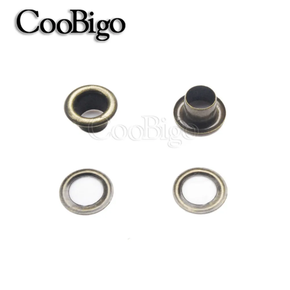 Металлические глазки и втулки бронзовые латунные люверсы для ремня одежды обуви