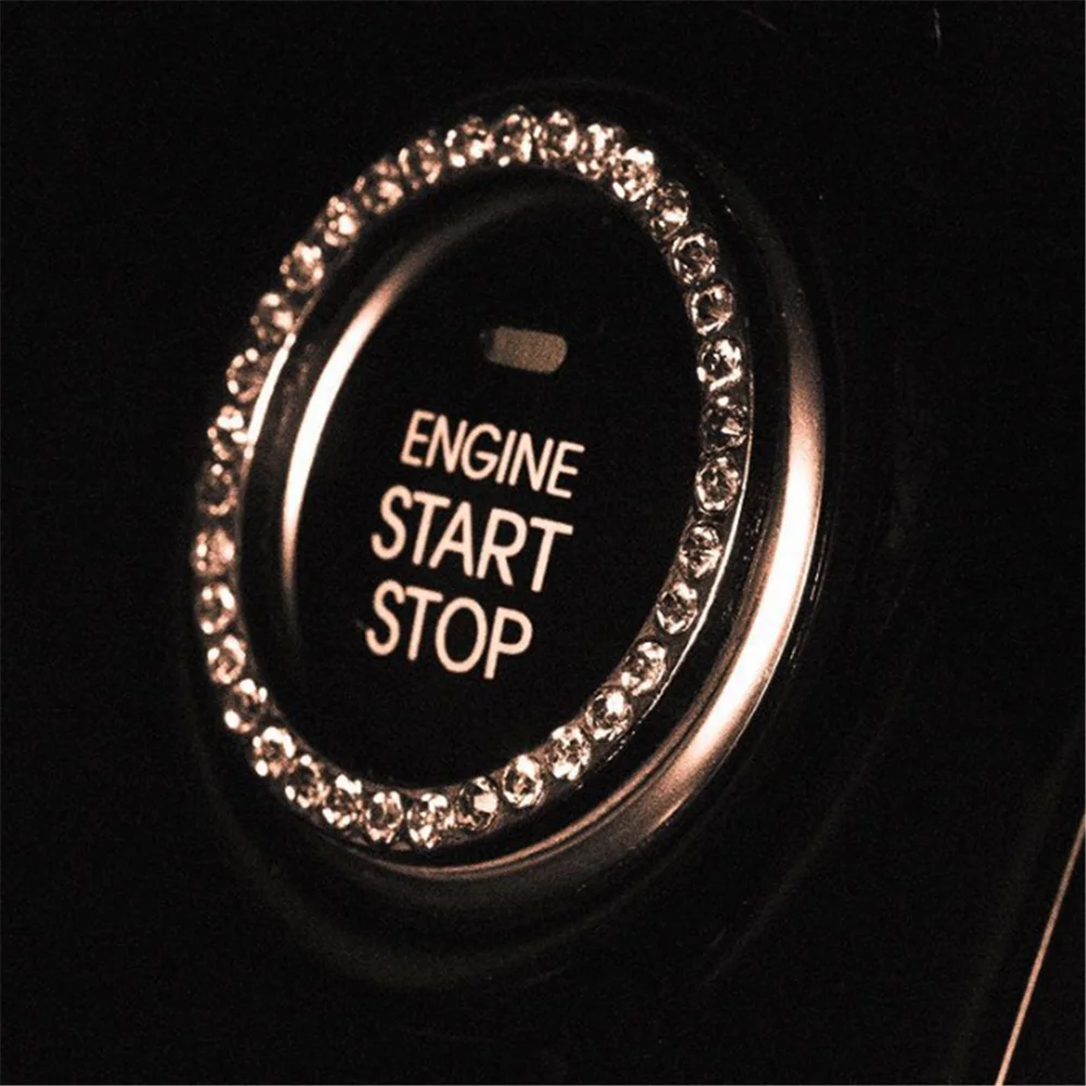 

Car Start Stop Ignition Key Ring for Ford Focus Fusion Escort Kuga Ecosport Fiesta Falcon Mondeo Taurus MUSTANG