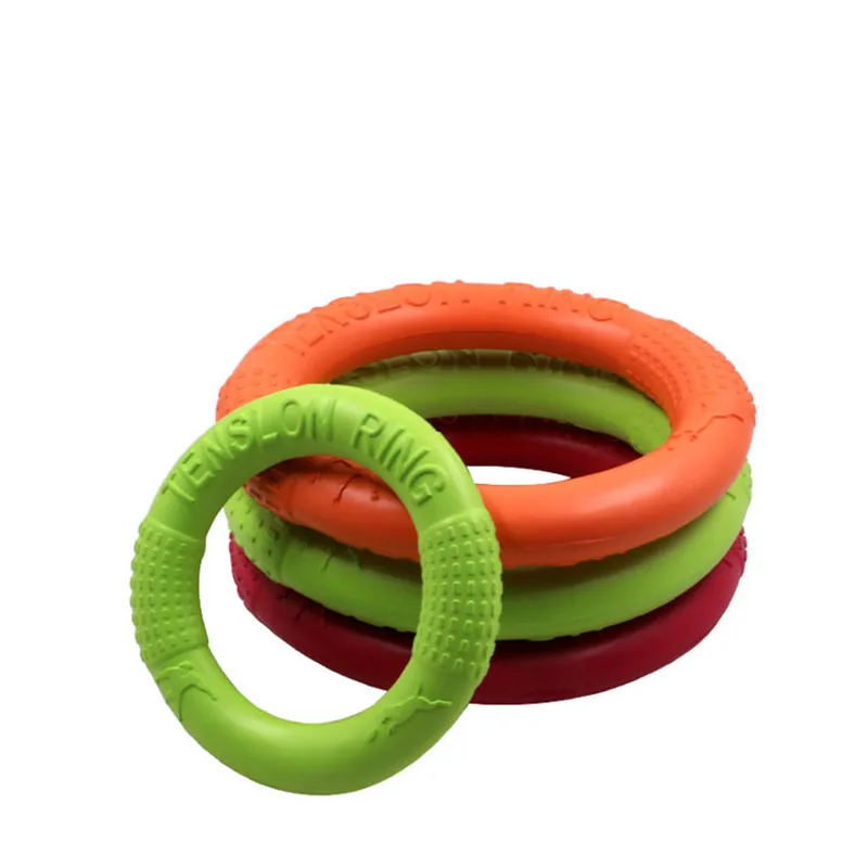

Pet Toy Bite Ring Puppy Products Floating Supply Interactive Resistant EVA Playing Training Flying Game Dog Discs Outdoor Puller