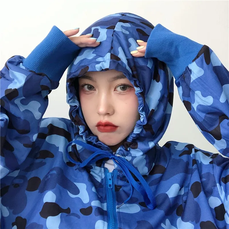 

Camouflage Womens Tie-dye Sweatshirts Femme New Fashion Hot Hoodies Pocket Long Sleeve Autumn Winter Casual Streetwear Tops