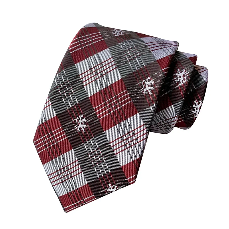 

New Formal Stripe Business Tie Men's Business Tie Accessories Fashion 8cm Dress Plaid Tie Party Dress Gown Polyester Silk OL Tie