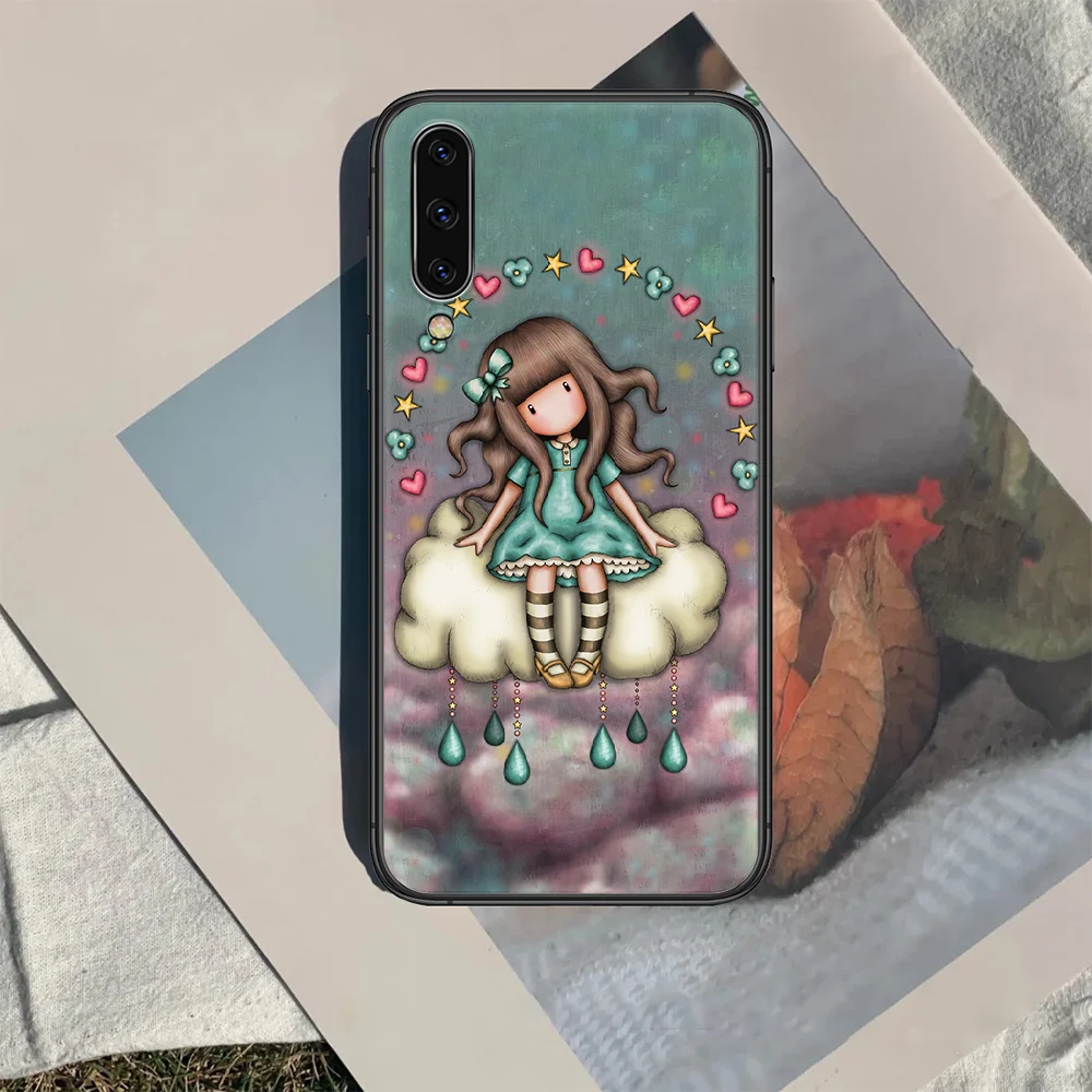 

Cartoon Santoro Gorjuss girl Phone Case Cover For Samsung Galaxy A10 A11 A20 E A21 A30 A40 A41 A50 A51 A70 A71 A81 S 4G 5G black