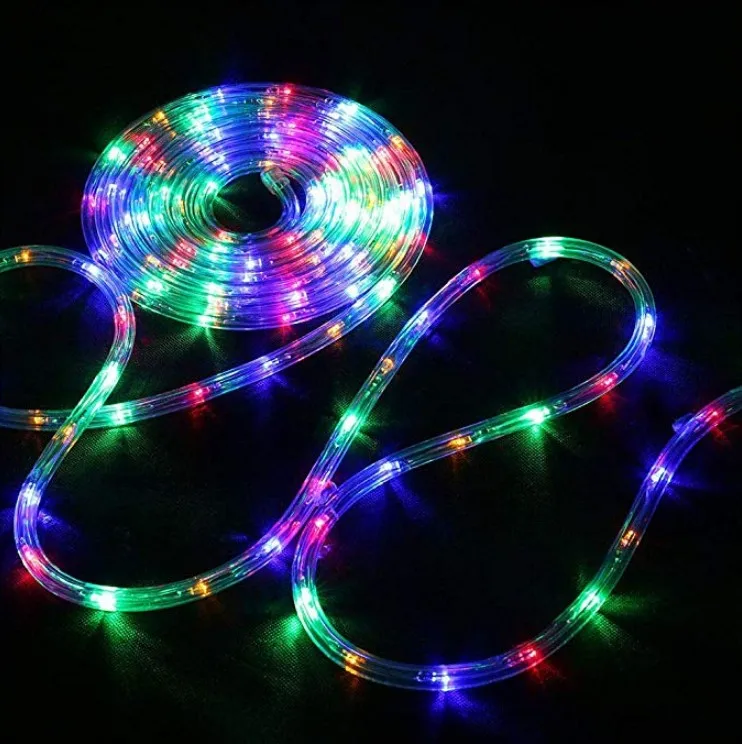 50/100LED солнечный светильник, уличный/закрытый Сказочный светильник, Рождественский светильник, мягкая трубка, медный провод, водонепроницаемый, для праздника, вечеринки, Декор