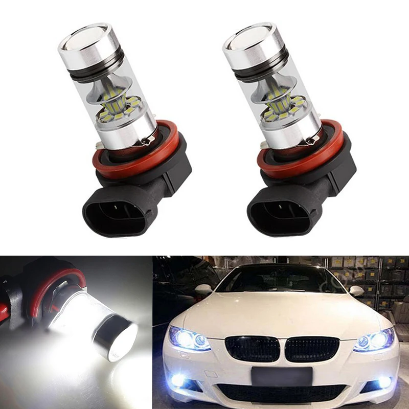 2x супер белый 9006 HB4 CREE Chip 3030 20LED Противотуманный светильник для BMW E63 E64 E46 330ci|Фара