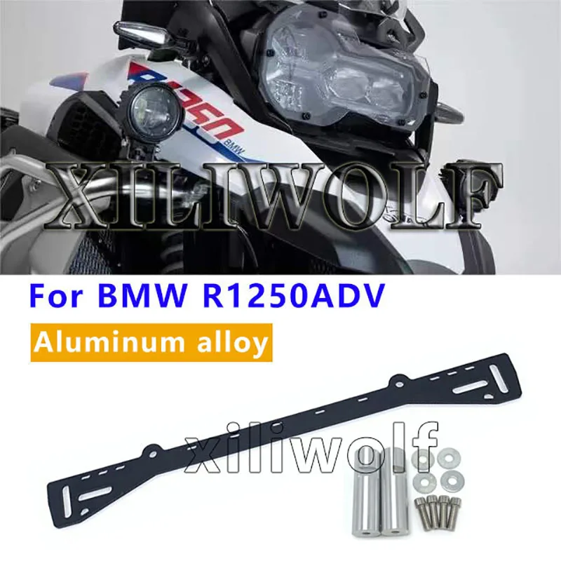

Модифицированный кронштейн из алюминиевого сплава для фар BMW R1250GSA 2013-2021 R1250 держатель противотуманных фар Приключения аксессуары для мотоц...