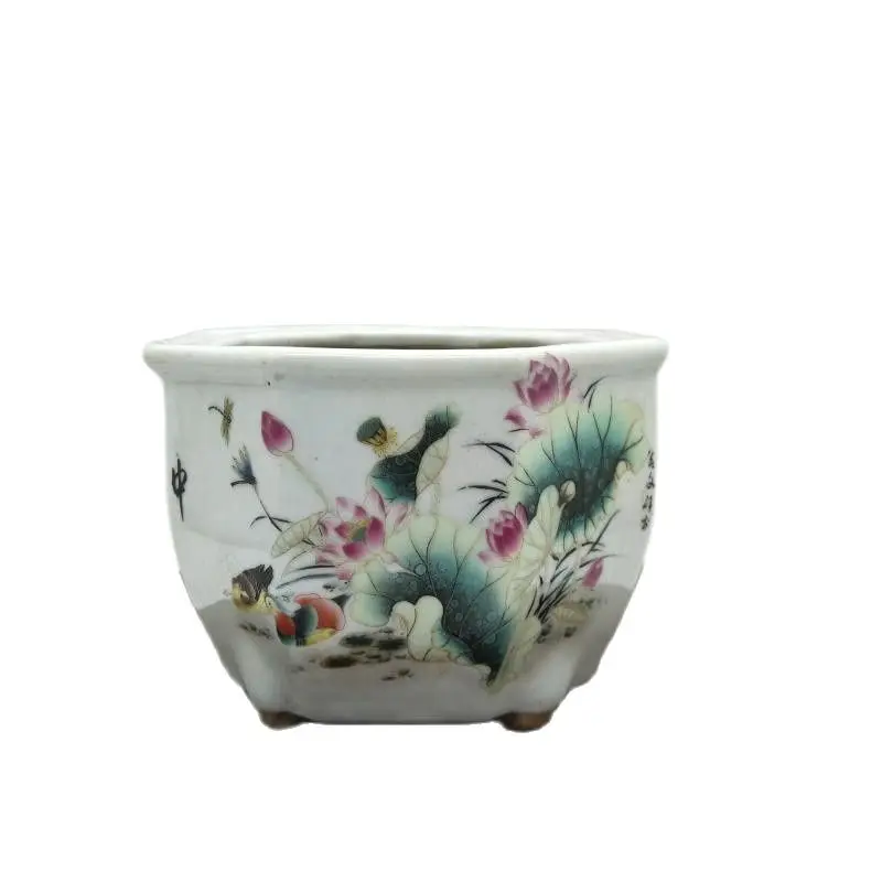 

Chinese Old Porcelain Flowerpots Of Plant Flowerpot Goldfish Picture
