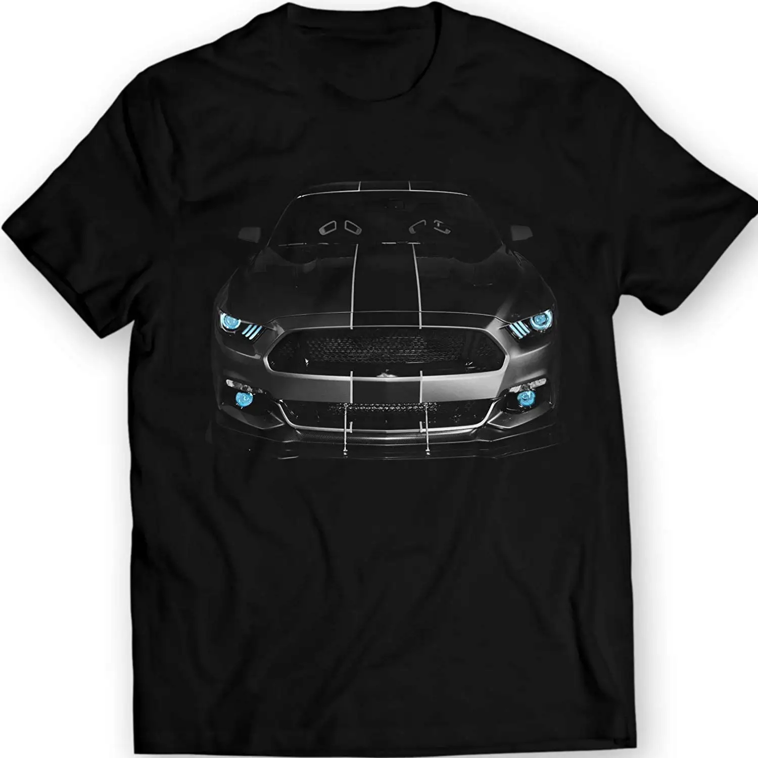 Page One Повседневная хлопковая Мода Mustang Gt F-35 2015 фары ангельские глазки с принтом