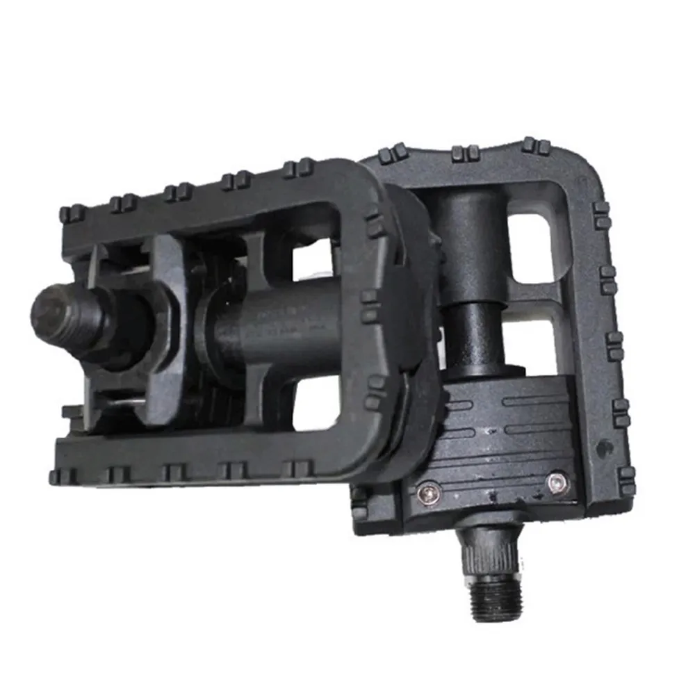 

1 Pair Bicycle Pedals Foldable Plastic Folding Bike Pedals for Mountain Bike Road Bike