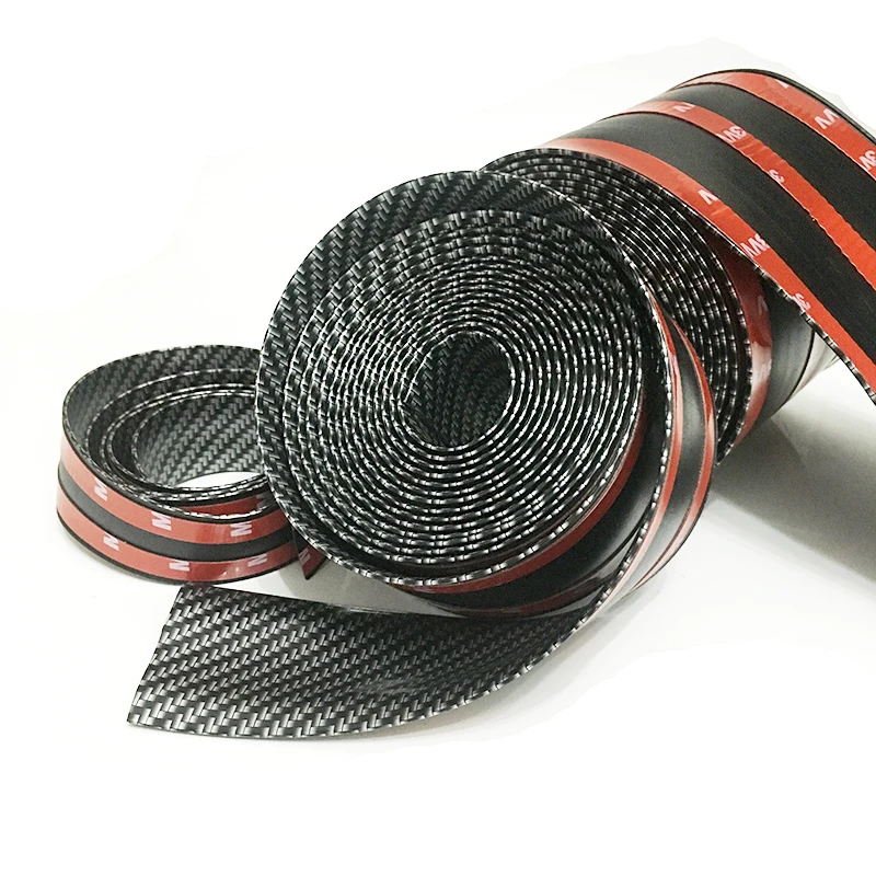 3D наклейка для автомобиля из углеродного волокна защитная лента сделай сам на