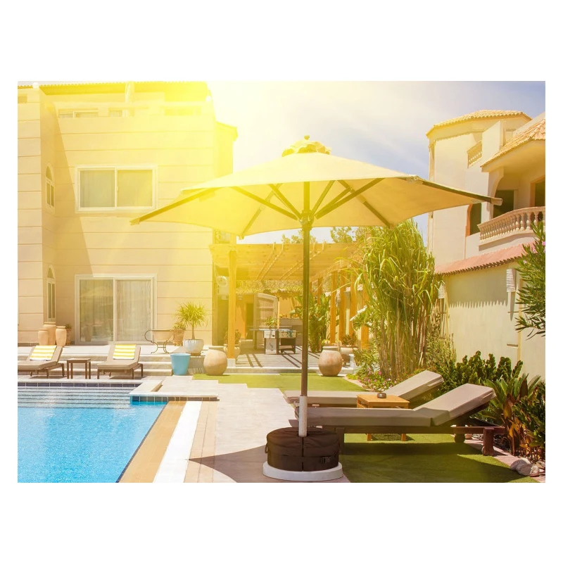 Открытый патио зонтик базовый вес мешок всепогодный ветрозащитный сверхмощный