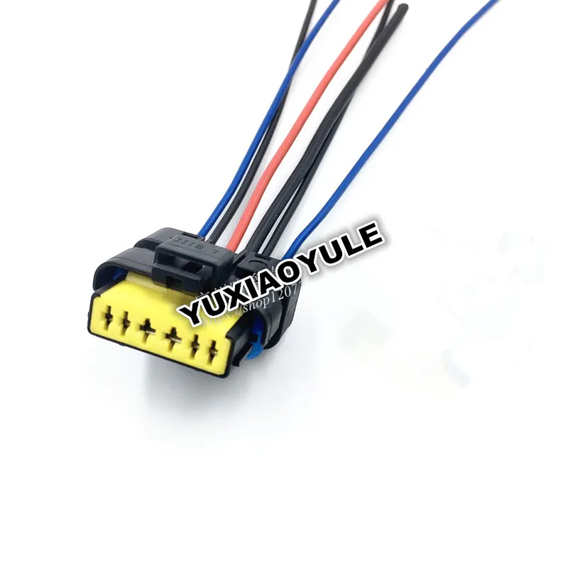 1 шт./лот 6 Pin/Way дроссельной заслонки провода жгут женский водонепроницаемый