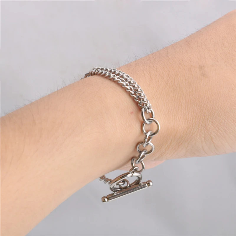 Stainless steel bracelet/couple/women/punk/bileklik/femmeStainless Steel Bracelet pulsera hombre for women punk bracelet homme
