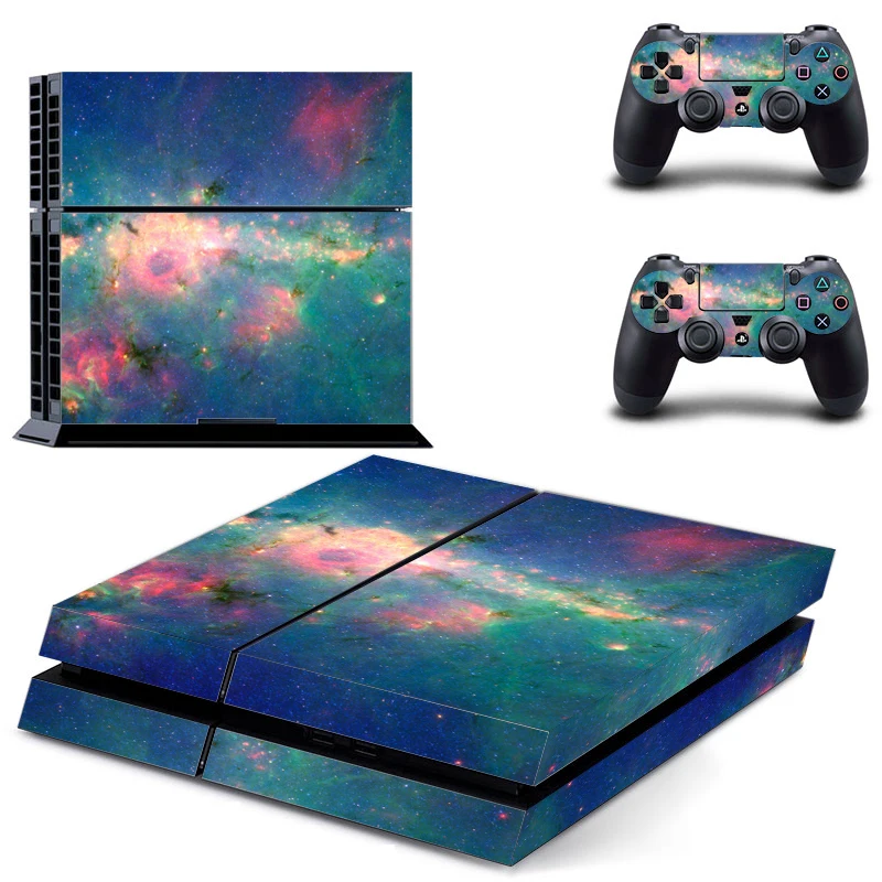 Galaxy для PS4 виниловая кожа Наклейка чехол для PS4 Playstation 4 консоль+ 2 контроллера наклейка Аксессуары для игр