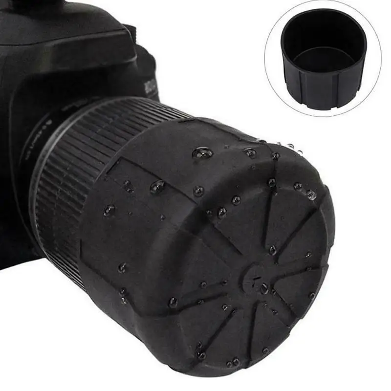 

Универсальная Силиконовая Защитная крышка для объектива Защита от пыли водонепроницаемая защита от падения для DSLR Sony Fuji Nikon Olympus