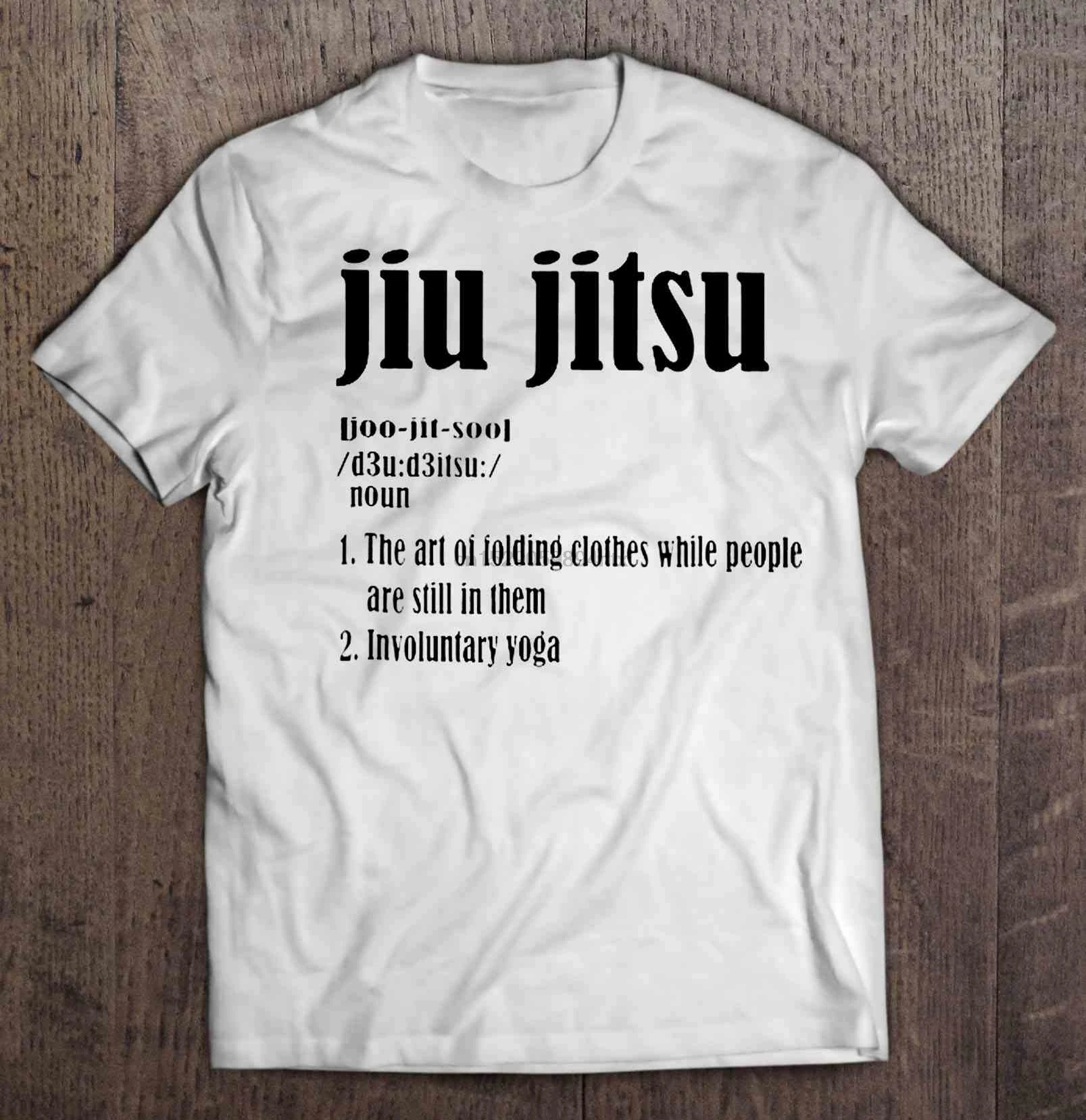 Мужская футболка Jiu Jitsu 1 искусство складывания одежды когда люди все еще в них 2