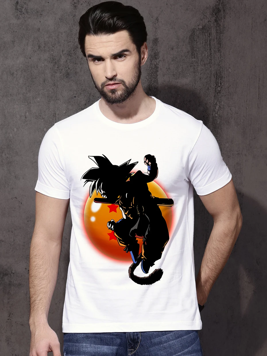 Awe некоторые супер футболка Saiyan рубашка Dragon Ball Z футболка для мужчин Saiyan Rules Son аниме Гоку стиль футболка