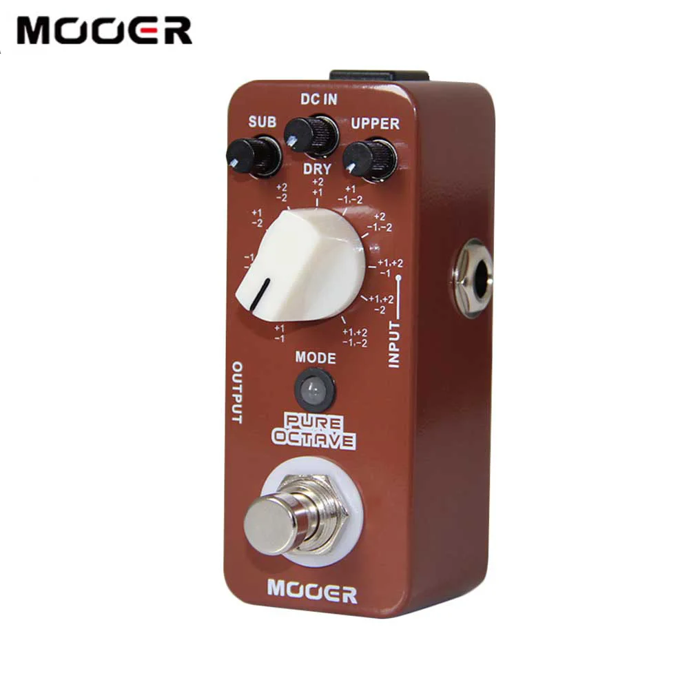 Чистая OCTAVE гитарная педаль для создания эффектов MOOER миниатюрный точный эффект